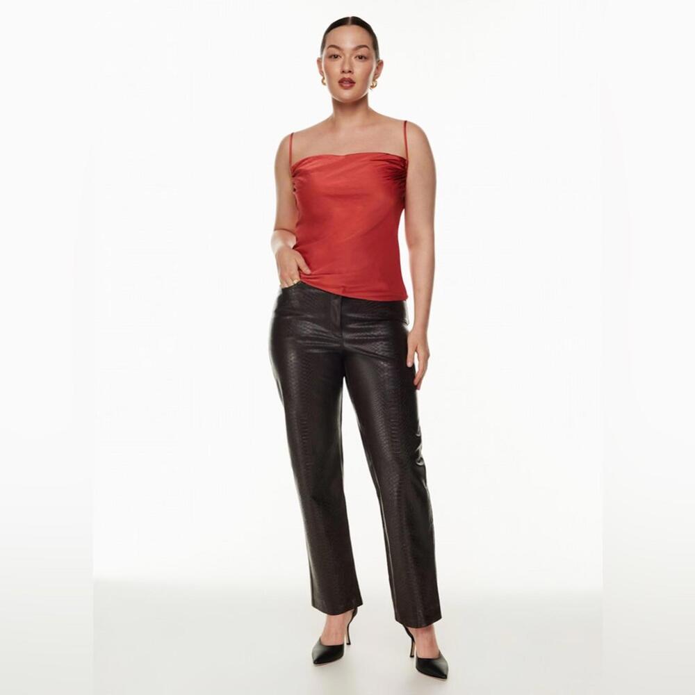 Aritzia Wilfred Allusion Satin Camisole - Rose - 2XS